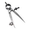 Wing Divider Adjustable Lockable Leather Compass Spring Divider Caliper with Pen Holder for Woodworking Metalworking