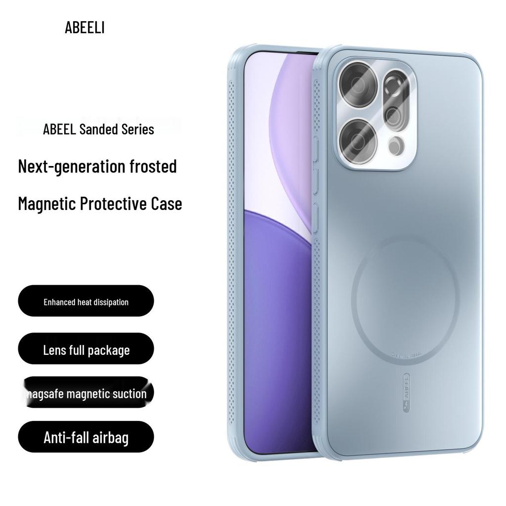 OPPO Reno 14/13 Pro Anti-Fall Magnetic Frosted Full Coverage Case