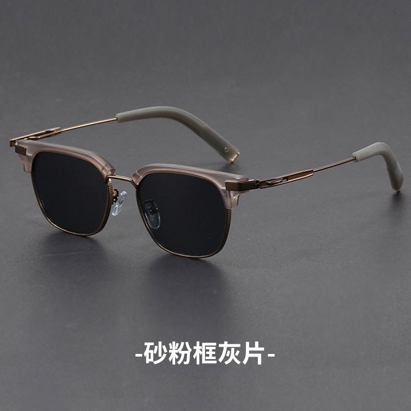 Luxury Rectangle Men's Sunglasses Retro Metal UV400 Protection Sun Glasses Male Classic Outdoor Driving Shades Summer Glasses