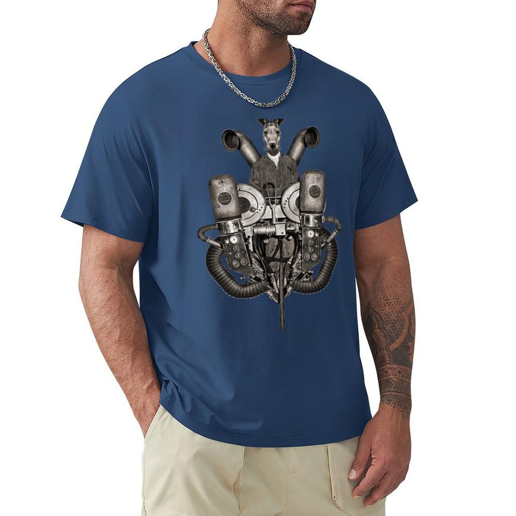 Anthropomorphic N°19 T-Shirt Cute Tops Blanks Oversized Graphic Tee Street Wear Men'S T Shirts