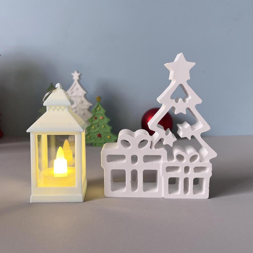 Christmas Tree Mould Christmas Christmas Ornament Mould Silicone Mould Plaster For Pendant Ornament Holiday Decor