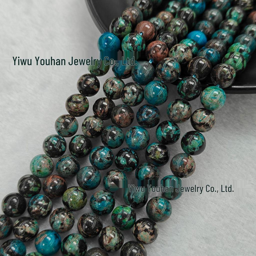 Natural Multicolor Beaded Loose Stone Beads 6-8mm for Handmade DIY Bracelets & Necklaces
