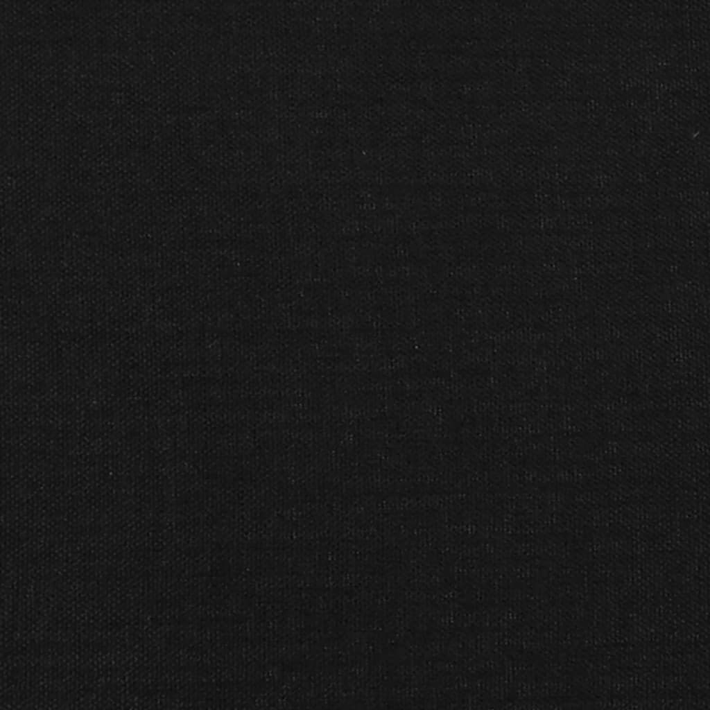 Vidaxl Rama Łóżka Bez Materaca, Czarna, 140X200 Cm, Obita Tkaniną