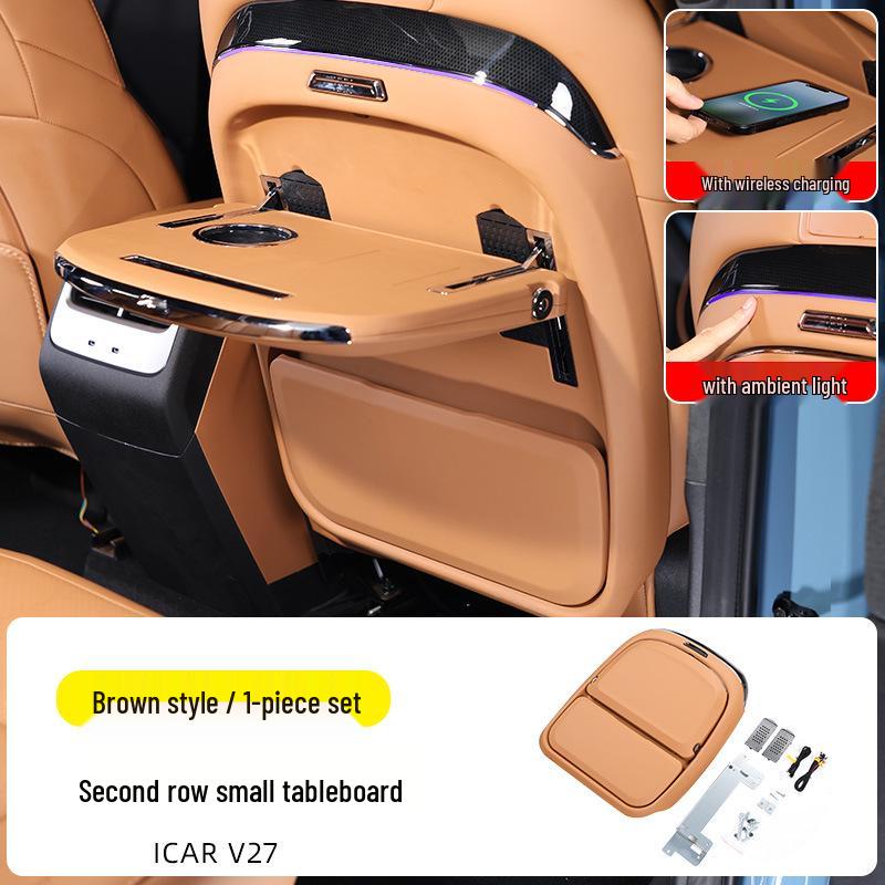 Chery iCAR V27 Rear Seat Tray & Wireless Charger
