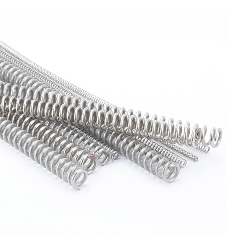 10pcs 0.2mm 304 Stainless Steel Compression Spring Length 5-25mm OD 1-4mm Spiral Pressure Spring