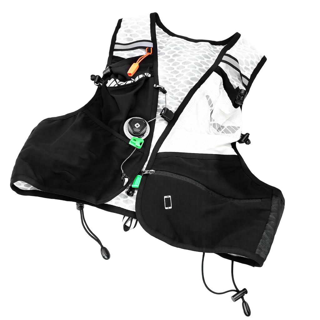 Running Vest Quick Lace System Sports Vest with Multi- Easy Storage for Cycling Jogging Outdoors