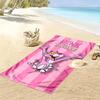 Pink Panther Print Beach Towel, Large Soft Quick Dry Towel for Beach Camping Swimming