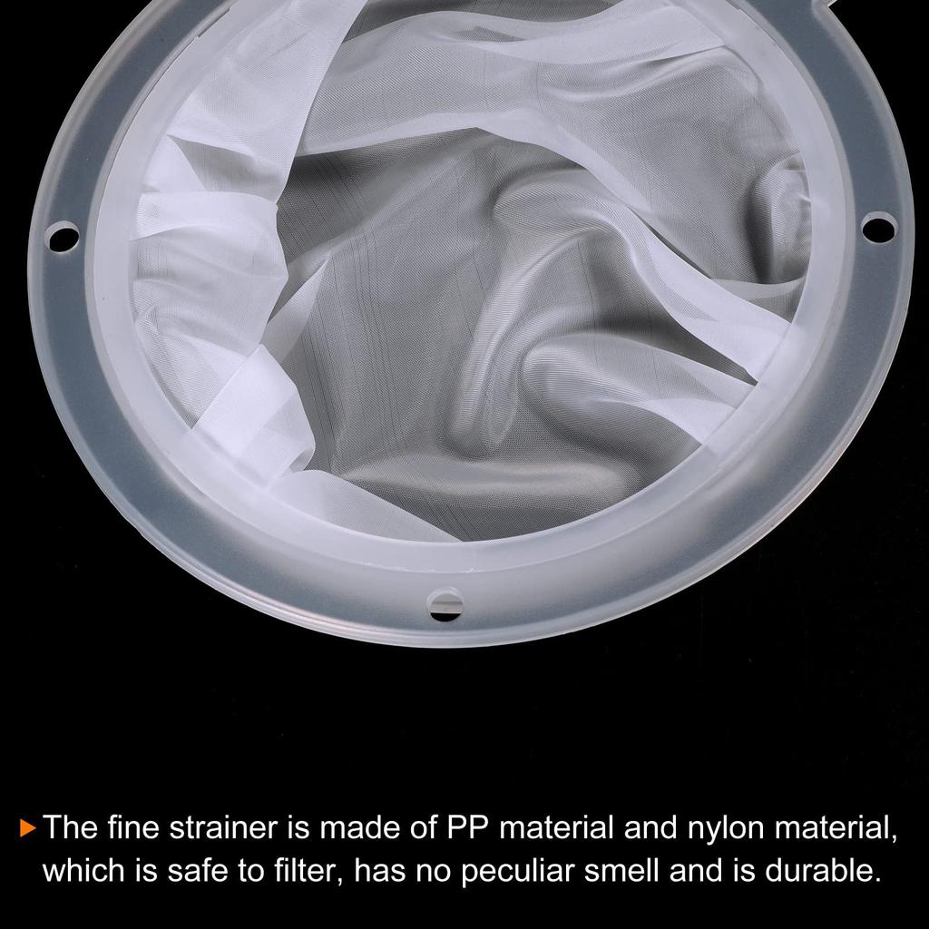 PATIKIL 155mm Outer Diameter Food Filter Strainer, 200 Mesh, Kitchen Mesh Filter Strainer, Fine Mesh Sieve for Juice, Coffee, and Soy Milk Filtering,