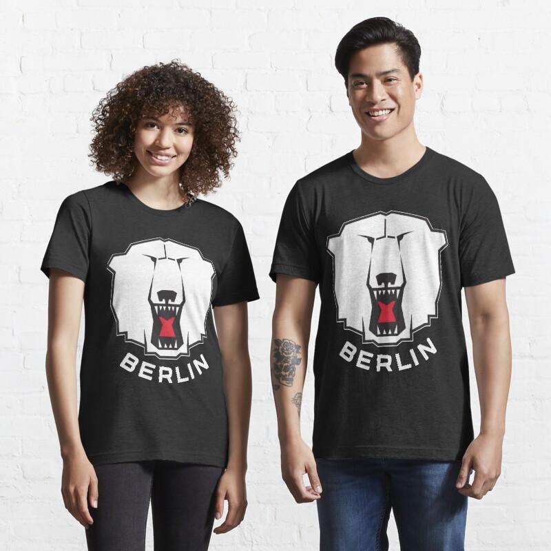 

Berliner Barenlogo Eisbaren Berliner Logo Deutsche Eishockerei Кружка Классическая футболка Повседневная футболка