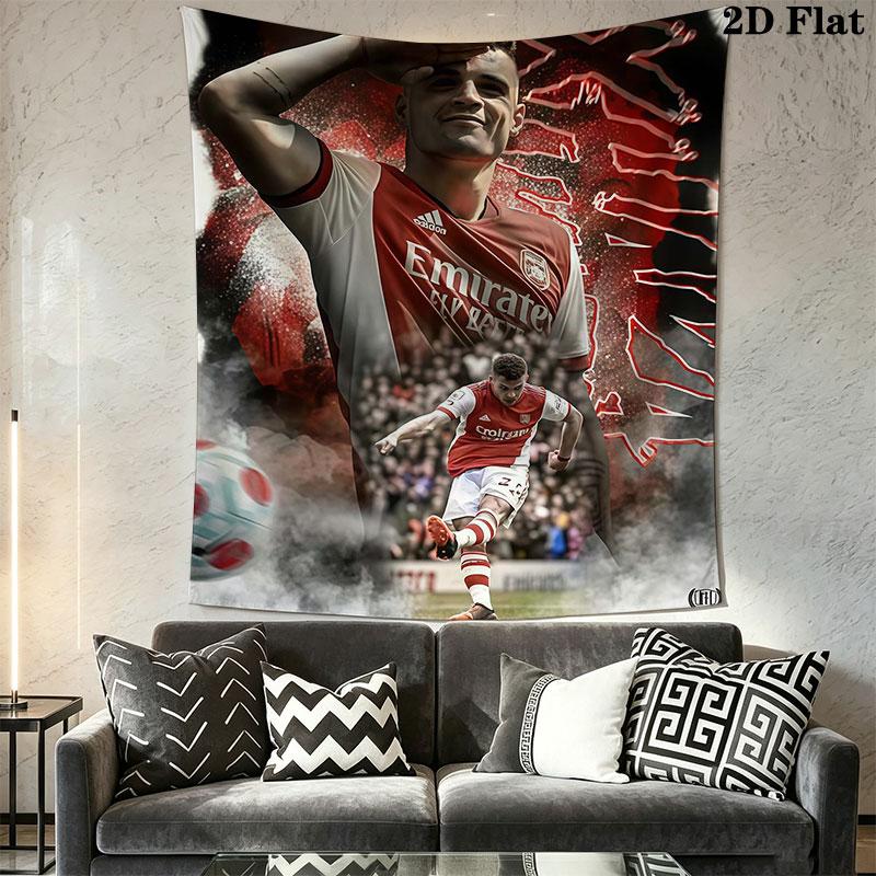 Arsenal Wall Hanging Printed Fabric Blanket Decorative Tapestries for Bedroom Living Room Home Decor