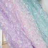 Individually Cuttable Silver Snowflake Mesh Fabric for Hair Accessories and Stage Costumes