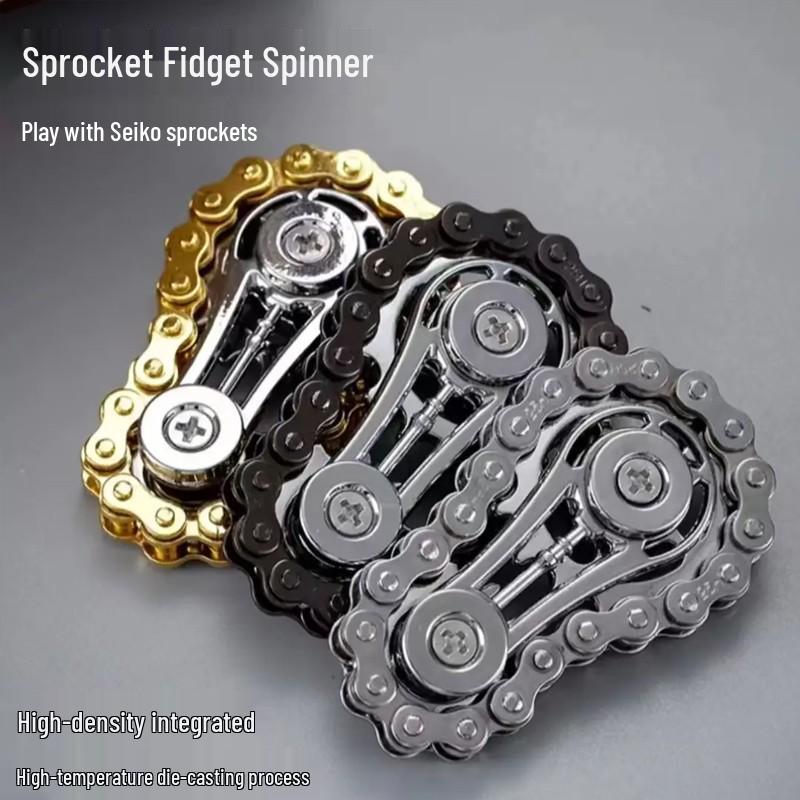 

Metal Gear Finger Spinner: Stress-Relief Toy for All Ages