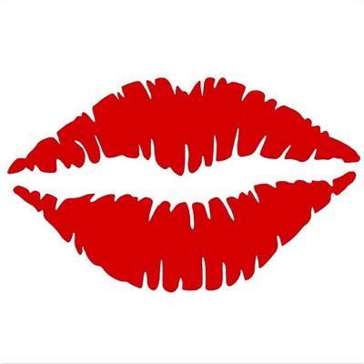 Ricambi auto per auto Carrozzeria Veicolo Laptop Finestra Decalcomanie riflettenti Adesivo Ornamenti Auto Labbra sexy bacio