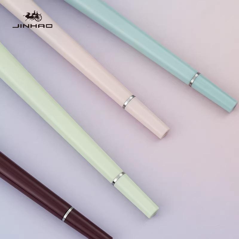 JINHAO 1001 Slender Long-barrel Fountain Pen for Students and Children Practicing Hand-drawing Stationery Office School Supplies