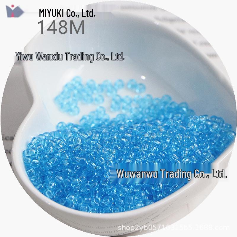 MIYUKI 3mm Transparent Glass Seed Beads for DIY Jewelry Making