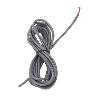 Gitarrenschaltungskabel Graue Farbe 2 Leiter 3,2 mm Durchmesser 3 m Gitarrenverbindungskabel
