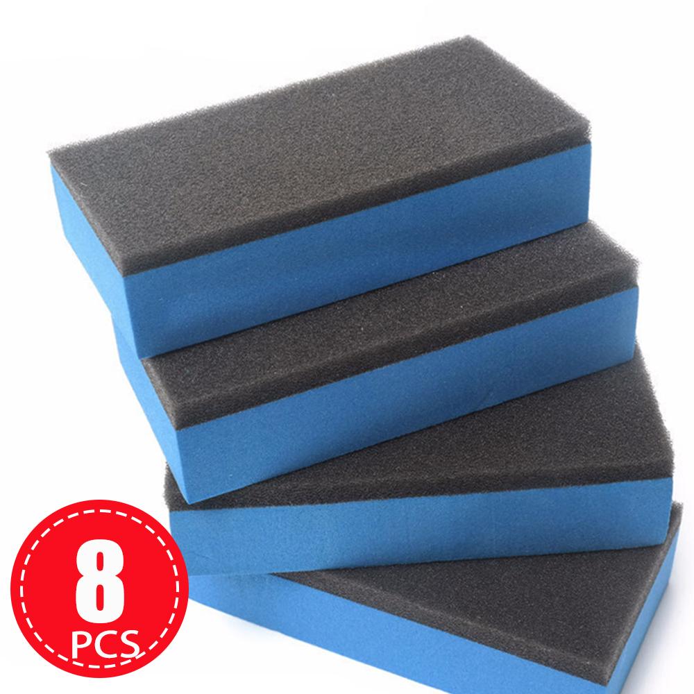 Kristallbeschichtung Schwammblock Autoreifen Reinigungsschwamm Wischtuch Autolack EVA Polyurethan Schwammauflage Wachsen Polieren Reifenbürste