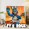 Custom Name Five Nights horror Theme Blanket bed sofa Blanket Flannel Blanket for Camping, Hiking, Picnic Essentials,gift for family and friends