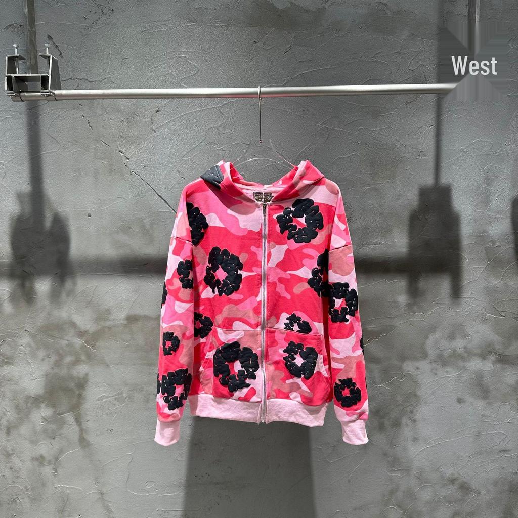 Sweat à capuche unisexe camouflage 2025 - Collection Automne/Hiver