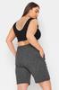 Women's Fashion Big Size Shorts & Bermudas Large Size Pocket Drawstring Waist Relaxed Cut Shorts 303199