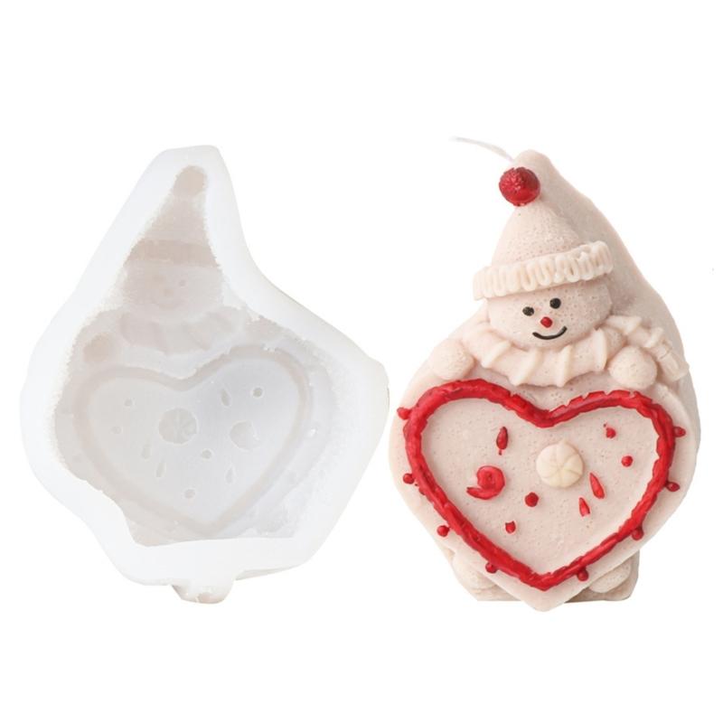 Elegant Silicone Soap Molds Christmas Theme Candle Crafting Moulds Silicone Texture Craft Tool Hand-Making Supplies