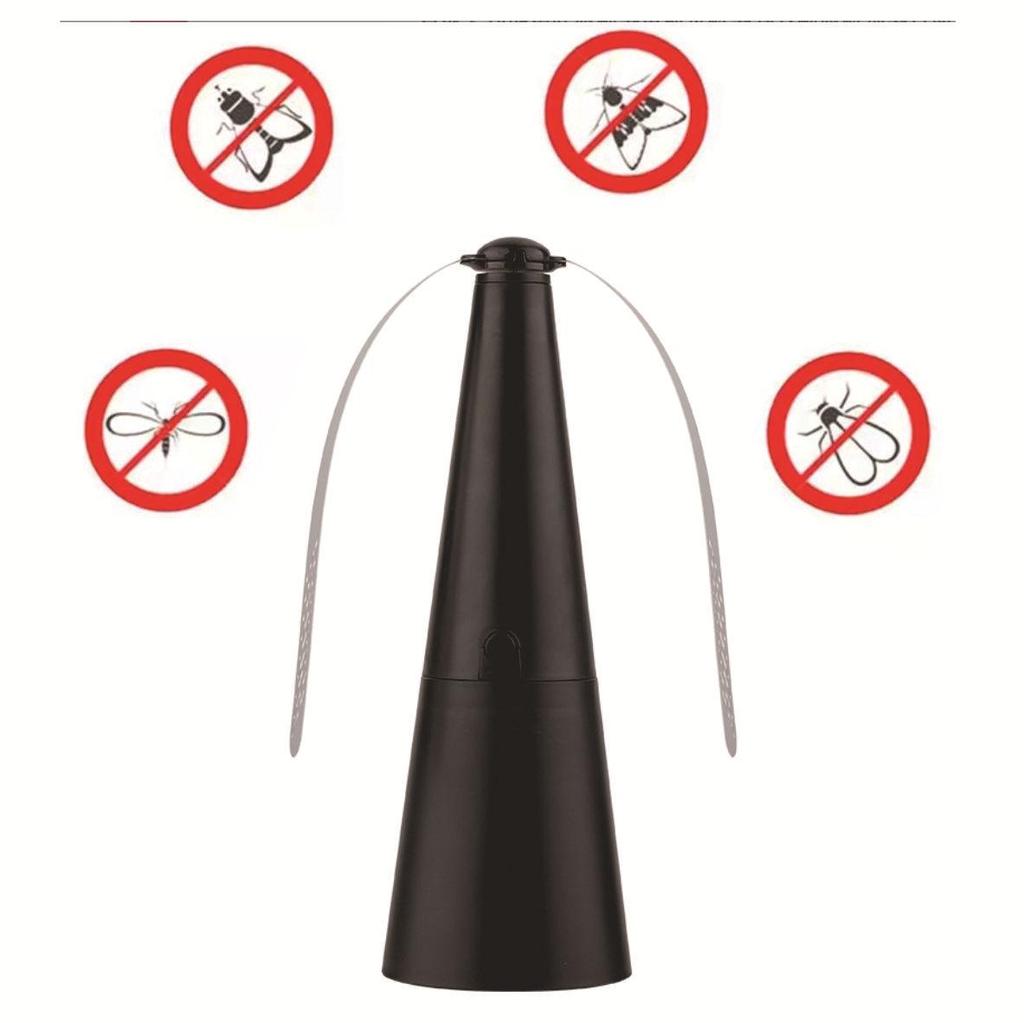 Portable Multi-Function Fly and Mosquito Repellent Fan with Battery-Powered Desktop Fly Killer