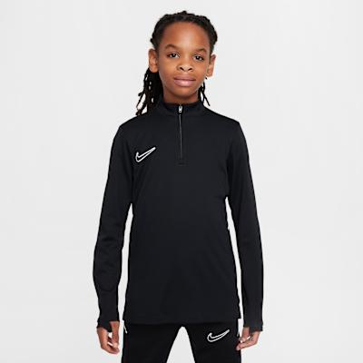 Nike T Shirt AcademyDri Fit Black/Black/White Teenagers XS