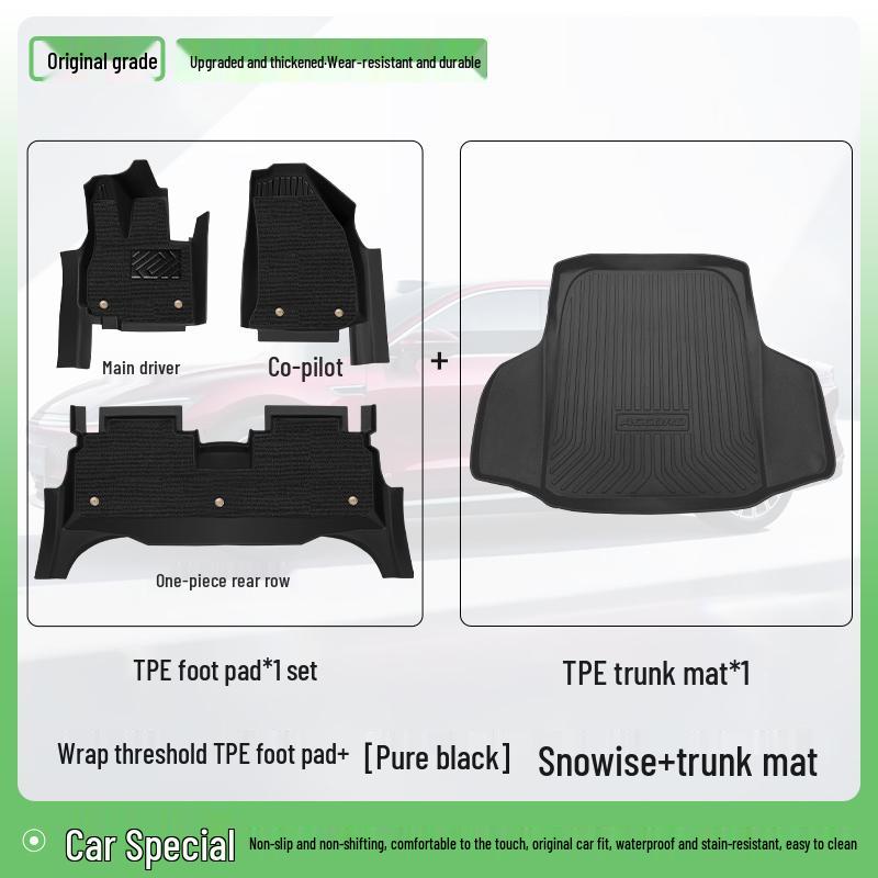 TPE Carpet Accessories for 2025 Chery Fengyun A9L Interior Modification
