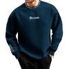 Men's Outdoor Fitness Sweatshirt: Solid Color 3D Printed Pullover Top