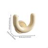 Suction Holder WallMounted Slipper Rack, NonDraining Holder, Bathroom Organizer, Gray Cream White 1