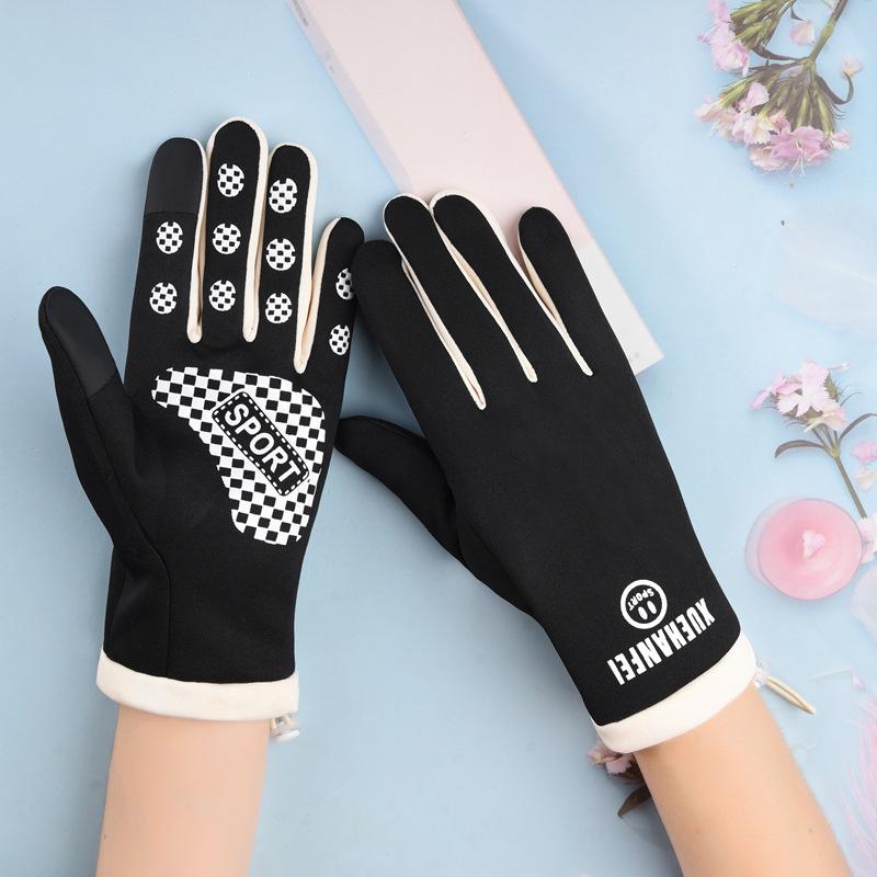 2024 Women's Waterproof Ski Mittens, Fleece-Lined, Warm & Cute, Fingerless for Cycling & Snowboarding