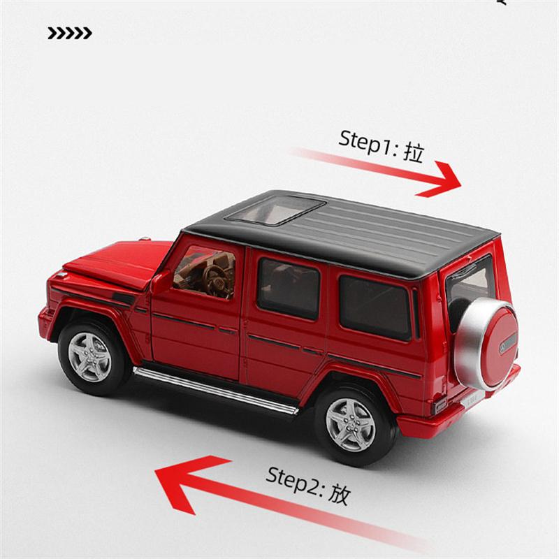 1:32 Mercedes BENZ G350D SUV Alloy Car Model Diecasts Metal Off-road Vehicles Car Model Sound and Light Simulation Kids Toy Gift