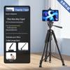 Universal Tripod Stand for Mobile, Tablet & DSLR with Fill Light for Streaming & Photography
