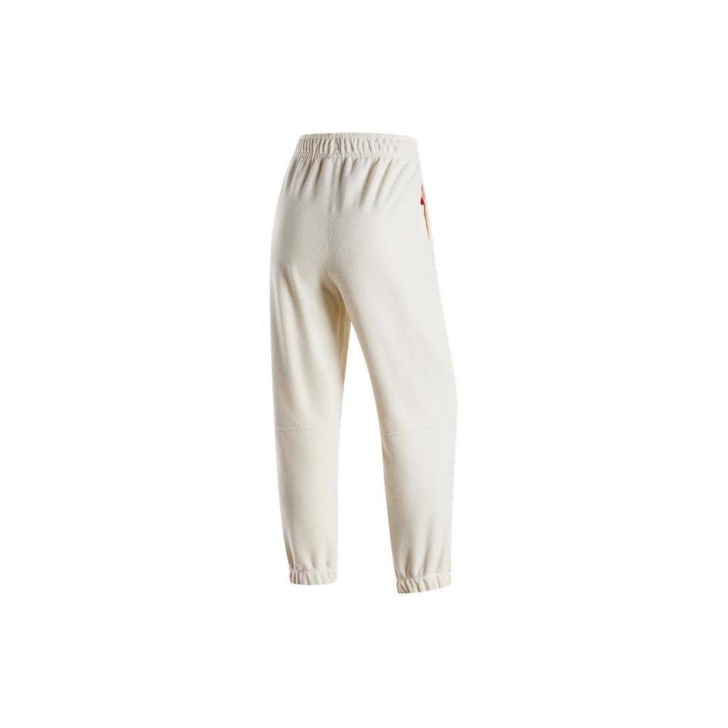 Nike Dragon Leap New Year Series FW23 Long Fleece Casual Pants Women Bottoms Coconut-Milk FZ6388-113