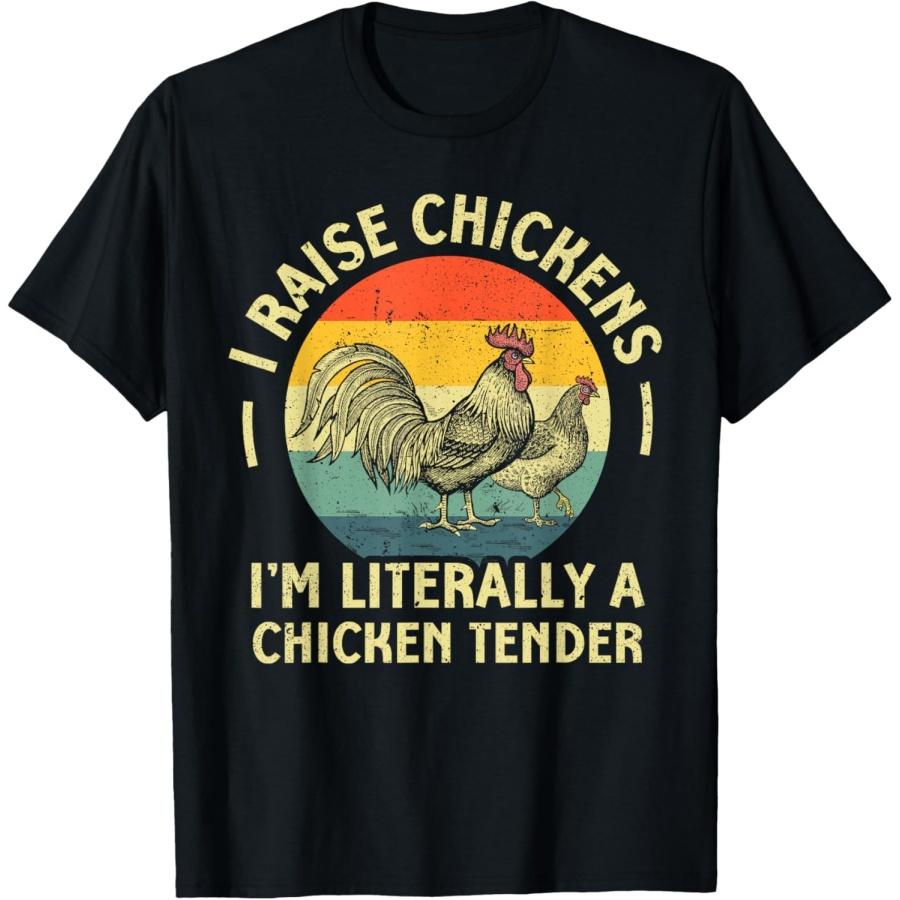 Cool Chicken Tender Art For Men Women Poultry Chicken Farme T-Shirt S чёрный