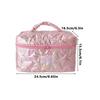 Korean Style Star Design Makeup Bag Handheld Pearlescent Travel Storage Bag Large Capacity Portable Cosmetic Bag Daily Use