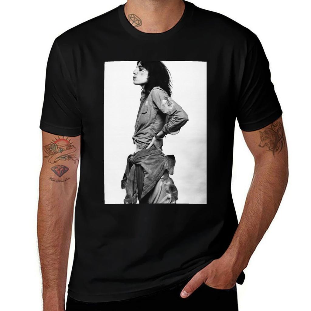 Patti Smith T-Shirt Casual Loose Fit Short Sleeve T-Shirt