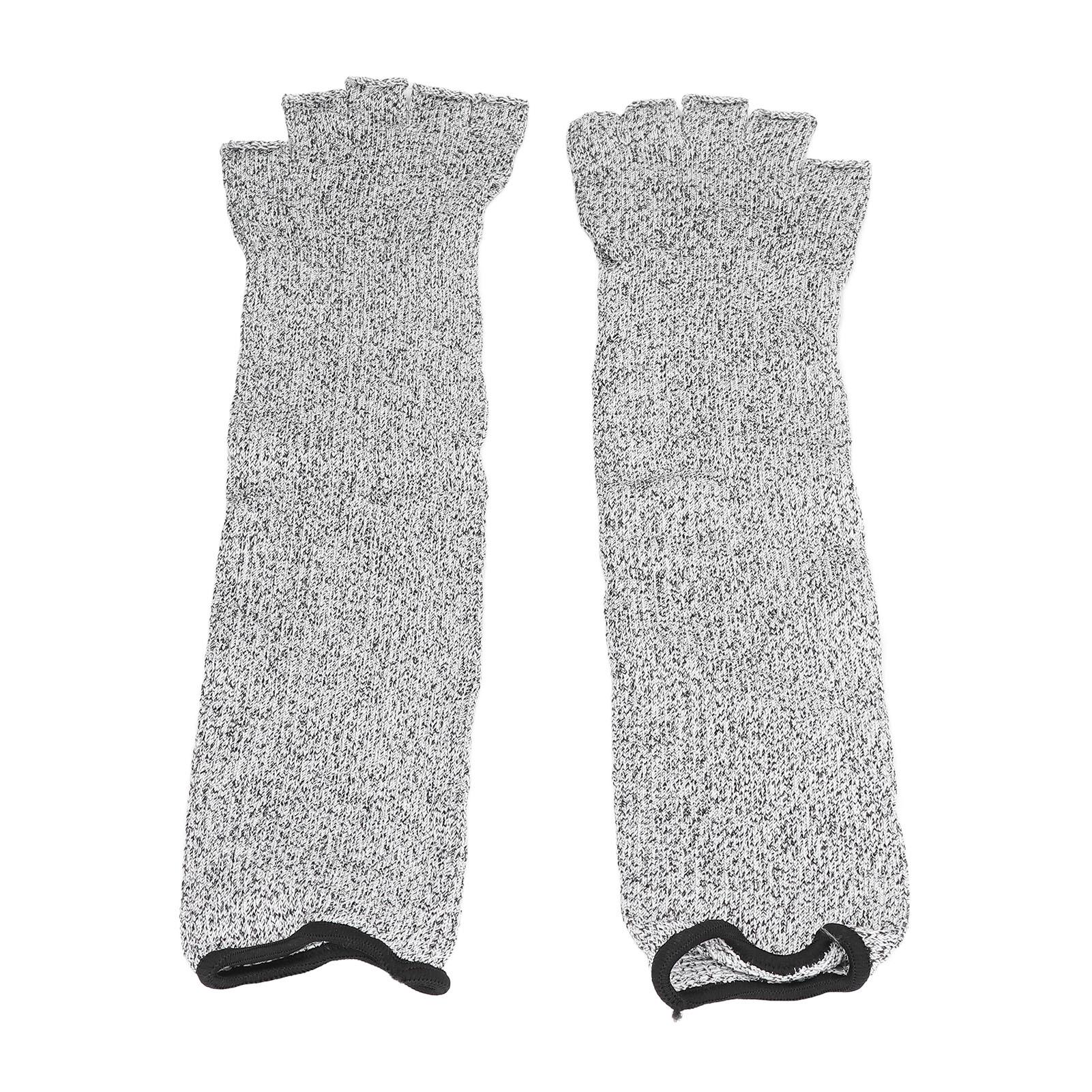 

Arm Guard 45cm Tear Resistance Anti Cutting Level 5 Protection Safety Protective Sleeves for Garden Kitchen