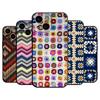 Étui de téléphone au crochet Granny Square Pour 14 Pro Max Pour Apple Iphone 16 15 Po Max 12 Mini 11 13 Pro Xr X Xs 8 7 Plus Housse Arrière