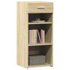 VidaXL Buffet Sonoma Oak 40x42.5x93 Cm Engineered Wood, Cabinet, Sideboard, Storage Cabinet, Cupboard, 846315