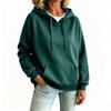 Women's Long Sleeve Hooded Sweatshirt with Pockets for Casual Everyday Wear