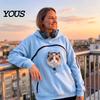 Hands Free Pet Carrier Cat Dog Hoodies for Men Women, Puppy Kitten Carrying Sweatshirt with Hoodie Zippers, Large Pocket Pullover Top, Unisex Kangaroo