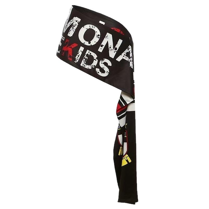 American Retro Letter Print Adjustable Jazz Dance Waist Belt