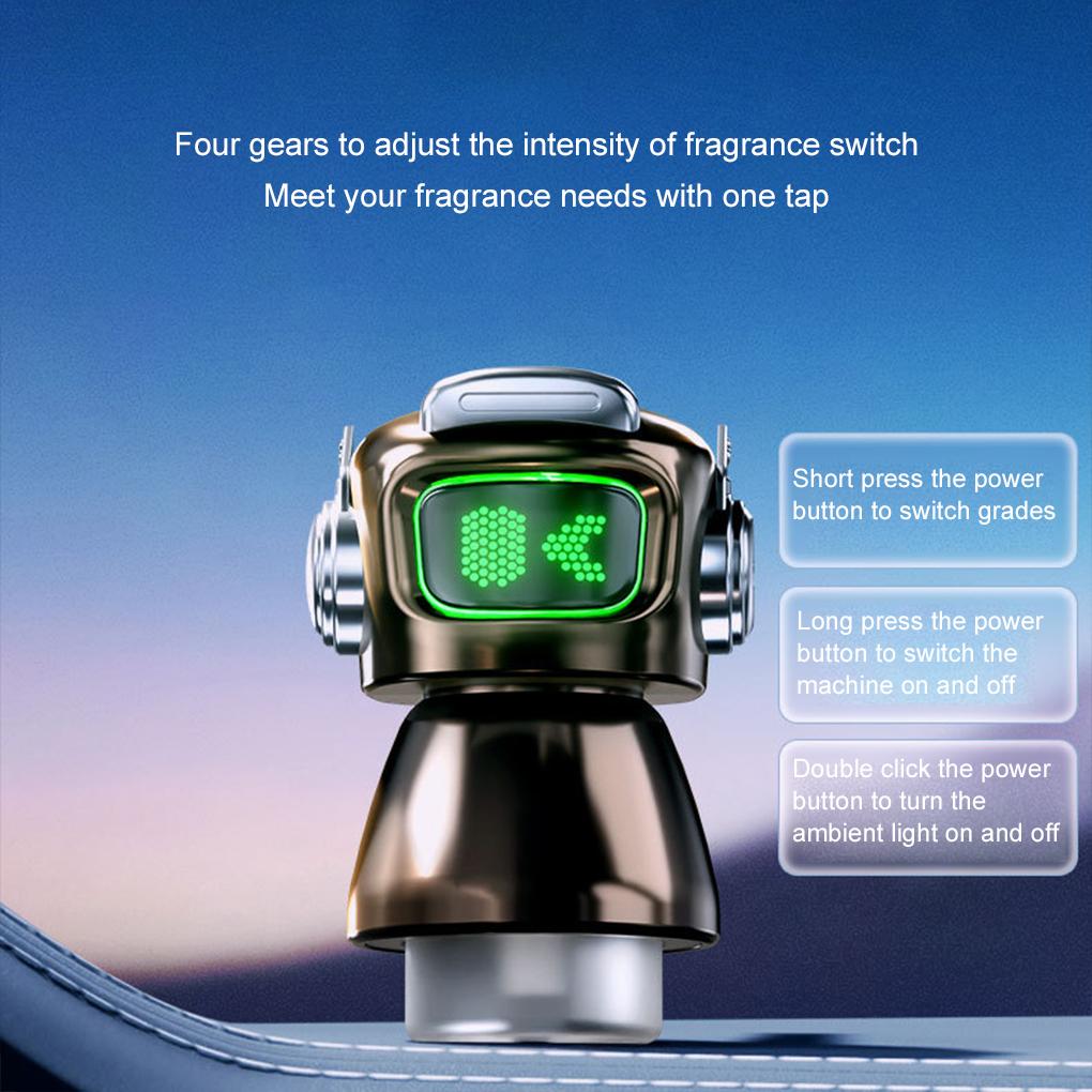 Car Air Conditioning Vent Perfume Robot Fragrance Aromatherapy Air Fresheners Auto Flavoring Car Air Freshener