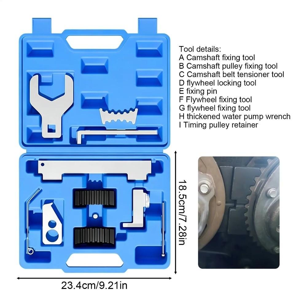 10Pcs Set Engine Timing Tool Kit Replacement Tool Timing Belt Tensioner Tool Engine Repair