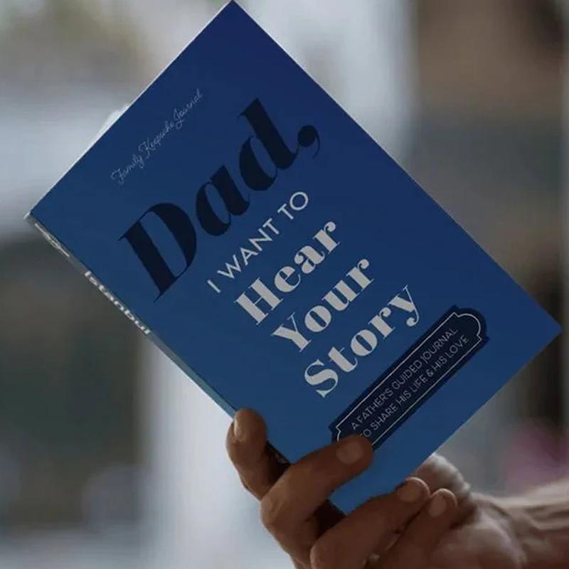 Dad / Mom/Grandmother/Grandpa, I Want To Hear Your Story Notebook Multipurpose Notepad Books Share His Life Memory Books