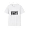 Lokal gehasstes T-Shirt | Kräftiger Schablonen-Schriftzug, Streetwear-Statement