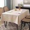 MARCK Tablecloth, Water-Repellent, Stylish, Nordic Design, Plain, 140 X 240 Cm, Cotton-Linen Blend, Polyester, Rectangular, Machine Washable, Stain-Re
