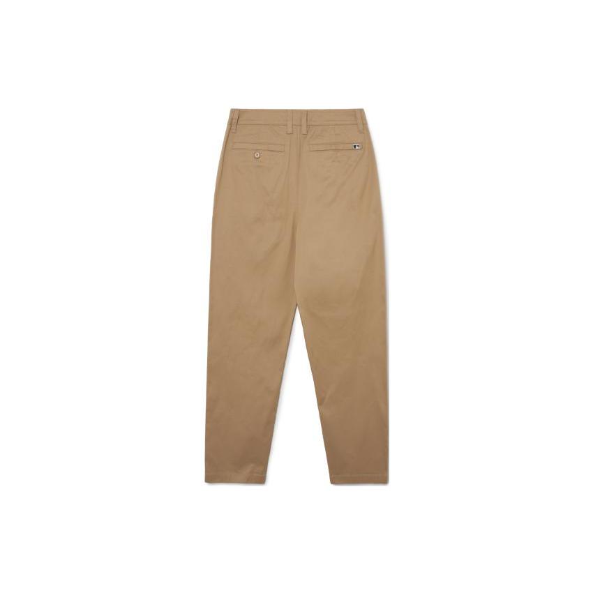 MLB Casual Pants Men's Khaki Moderate Straight Fit Pants 3LWPB0131-43BGD