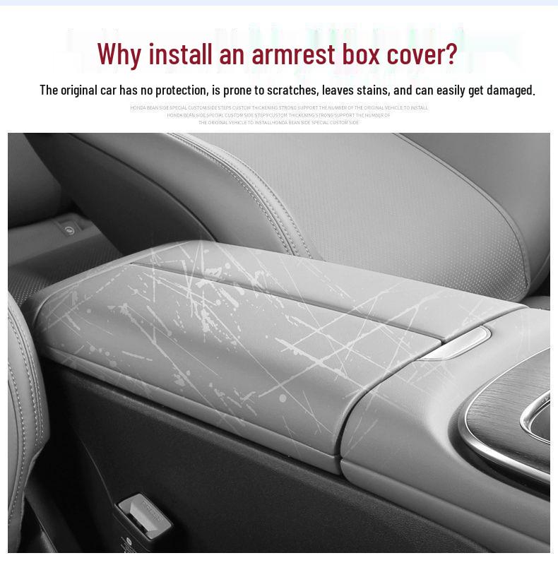 Xiaomi SU7 Armrest Box Cover - Car Interior Decoration & Protective Pad